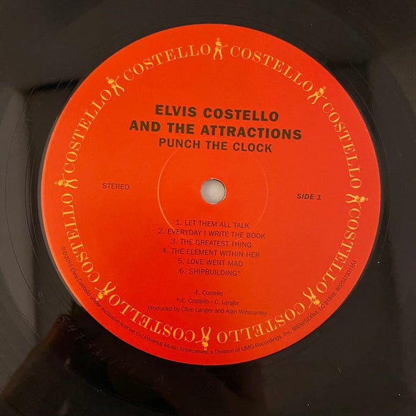 Used Vinyl Elvis Costello And The Attractions – Punch The Clock LP USED VG++/VG+ 2015 Pressing J082623-02