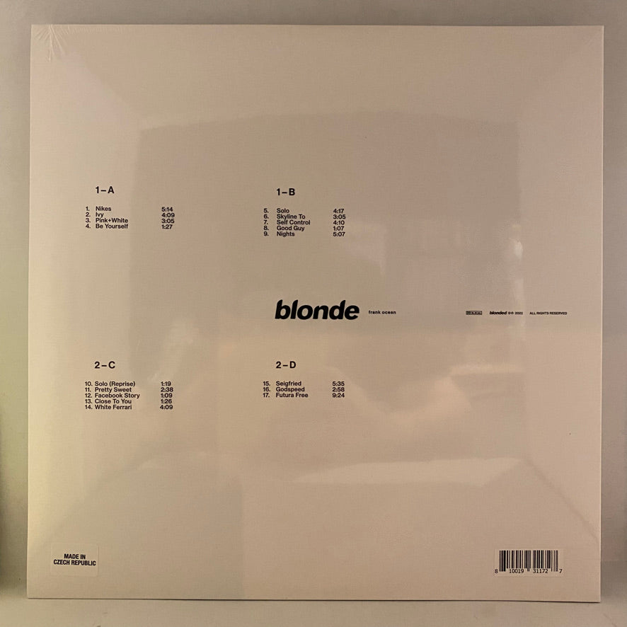 Frank Ocean – Blonde 2LP USED NOS STILL SEALED 2022 Blonded