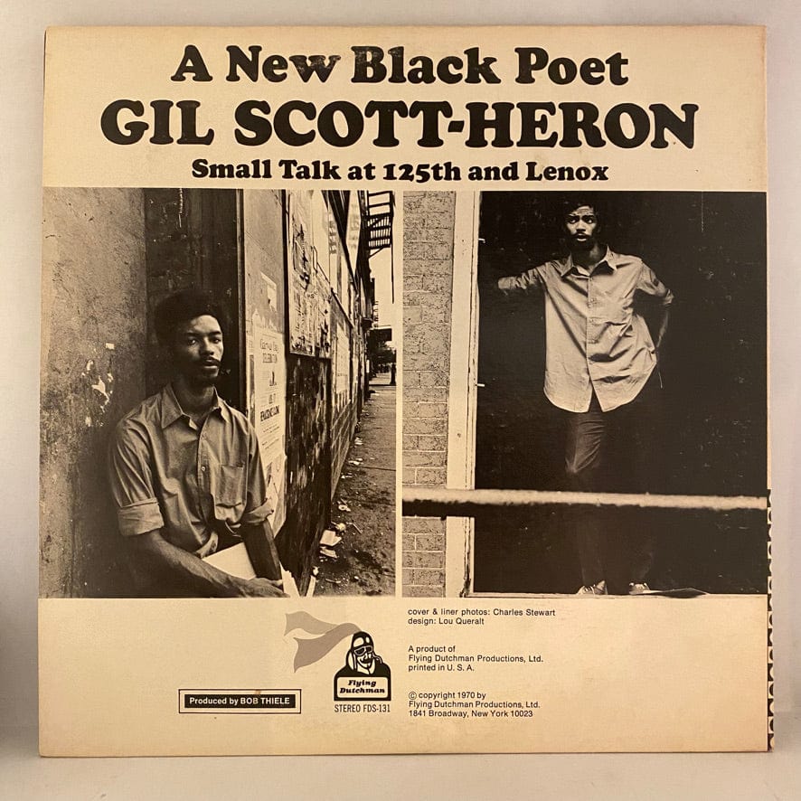 Gil Scott-Heron – Small Talk At 125th And Lenox LP USED VG+/VG+