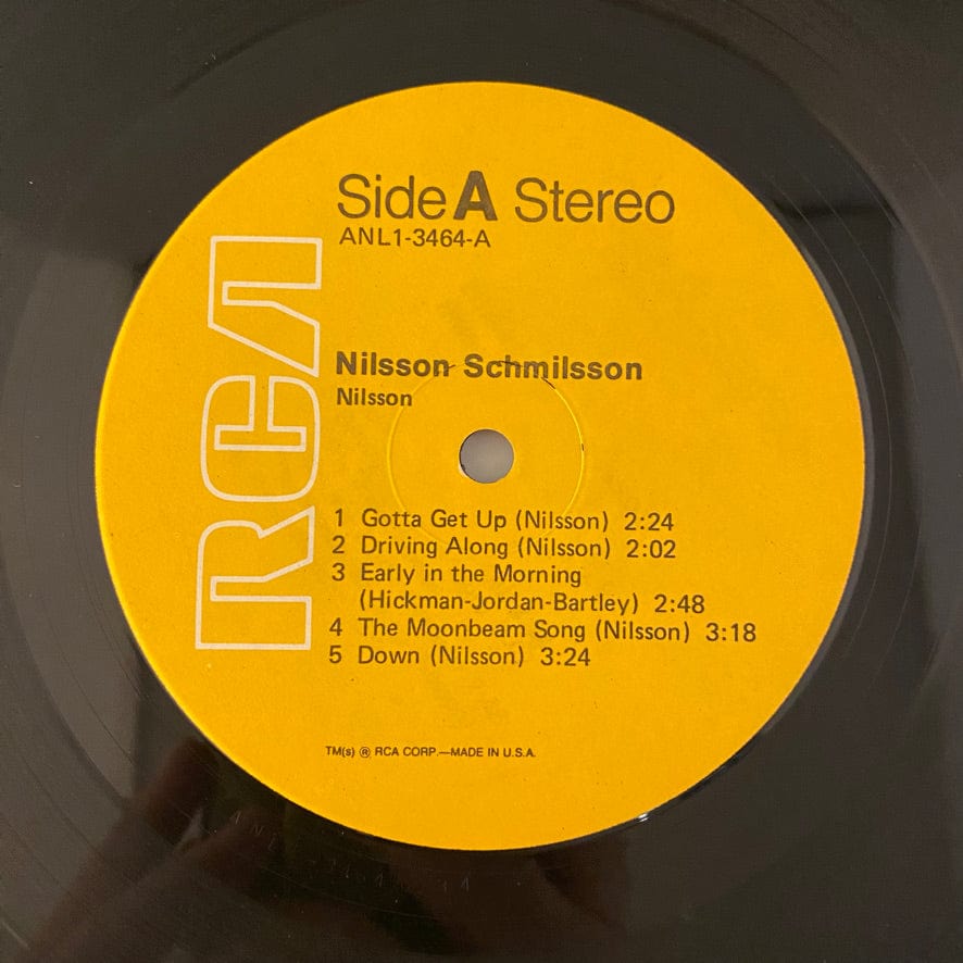 Støvet Skylight løn Harry Nilsson – Nilsson Schmilsson LP USED VG+/VG+ – Hi-Voltage Records