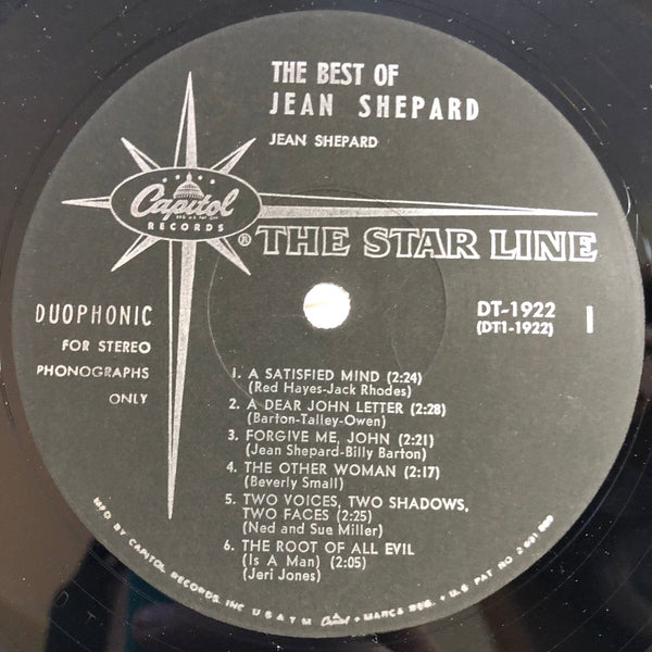 Used Vinyl Jean Shepard - The Best Of LP NM/VG++ USED 14252