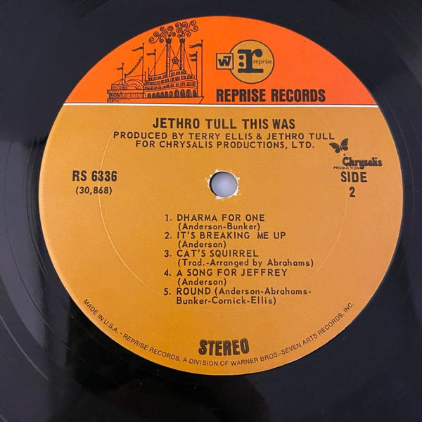 Used Vinyl Jethro Tull – This Was LP USED VG+/G+ J102923-09