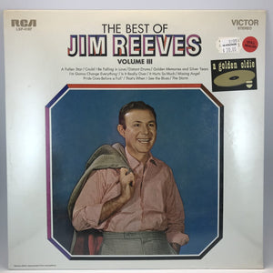 Used Vinyl Jim Reeves - Best Of Vol III LP SEALED NOS USED 3429