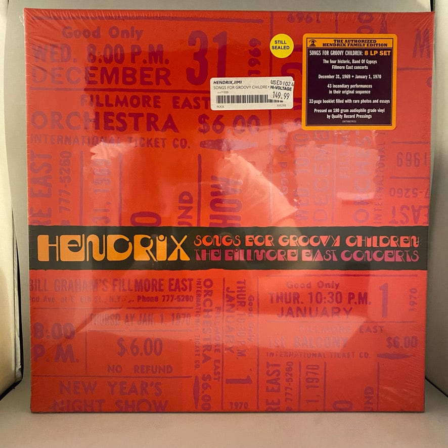 Jimi Hendrix – Songs For Groovy Children (The Fillmore East