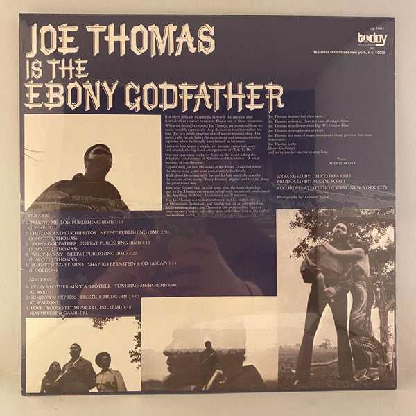 Used Vinyl Joe Thomas – Is The Ebony Godfather LP USED NOS STILL SEALED 2000s Pressing J062523-09