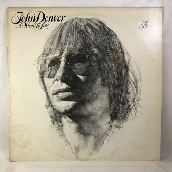 Used Vinyl John Denver - I Want To Live LP NM-VG++ USED 9406
