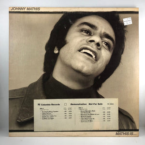 Used Vinyl Johnny Mathis - Mathis Is... LP VG++/VG+ Promo USED I022222-008