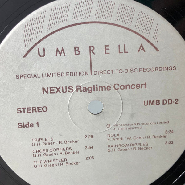 Used Vinyl Nexus - Ragtime Concert LP Audiophile VG+/VG++ USED 14261