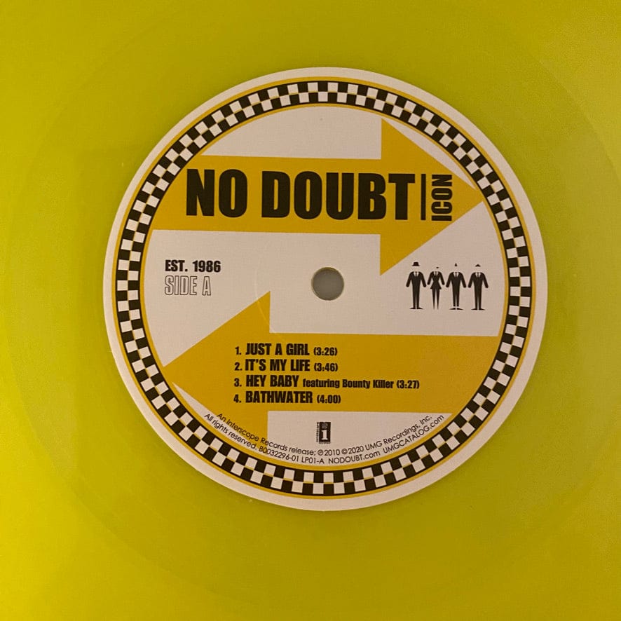 No Doubt – Icon 2LP USED NM/VG++ Yellow & White Vinyl