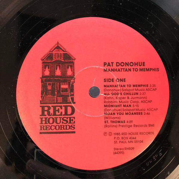 Used Vinyl Pat Donohue - Manhattan to Memphis LP VG+/VG++ USED I010322-001