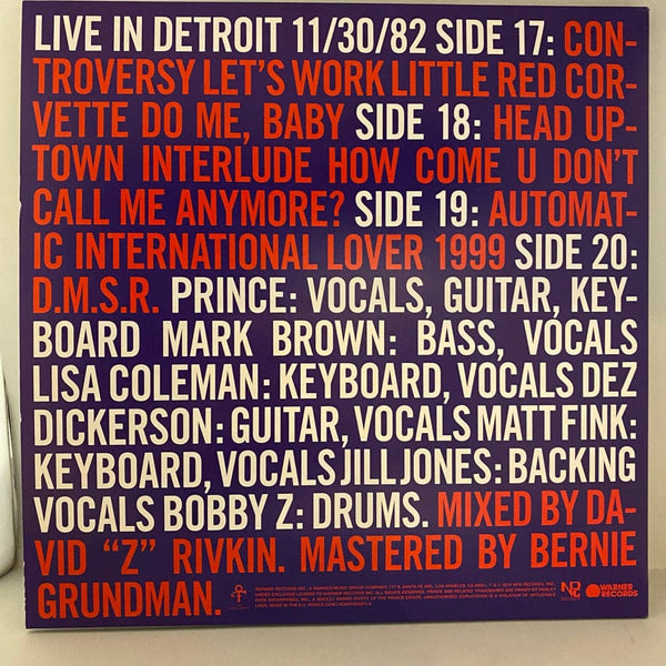 Used Vinyl Prince – 1999 10LP USED NM/VG Deluxe Edition Box Set w/ DVD J083124-08