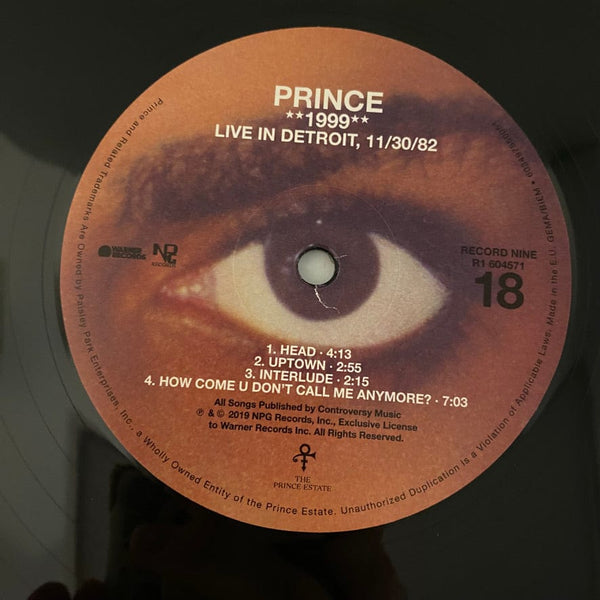 Used Vinyl Prince – 1999 10LP USED NM/VG Deluxe Edition Box Set w/ DVD J083124-08
