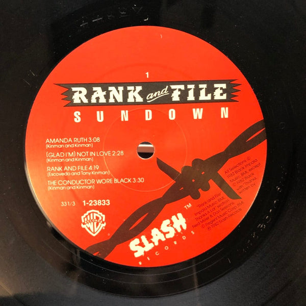 Used Vinyl Rank and File - Sundown LP VG/VG+ USED I030722-005