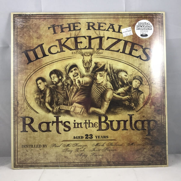 Used Vinyl Real McKenzies - Rats In The Burlap LP SEALED NOS 1580