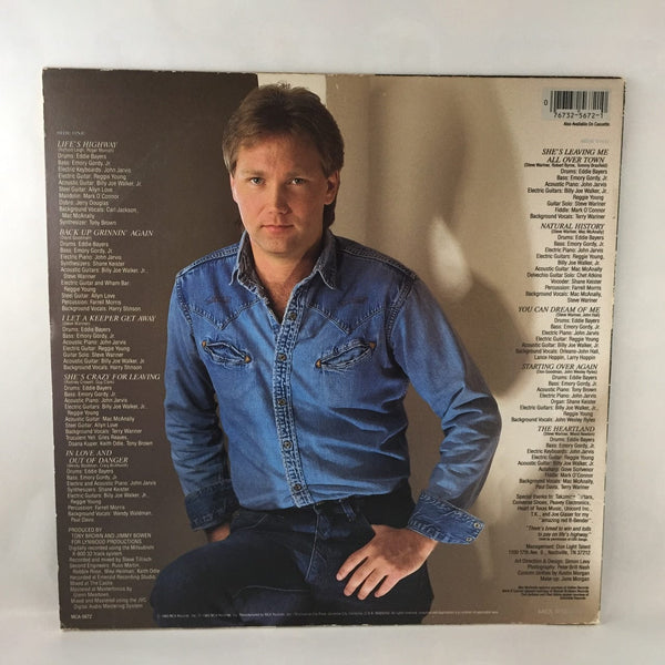 Used Vinyl Steve Wariner - Life's Highway LP VG+-VG++ USED 4730