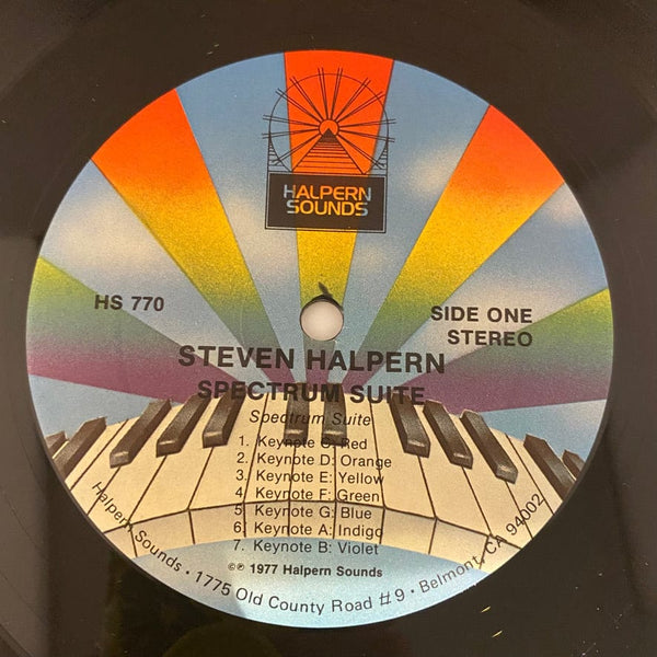 Used Vinyl Steven Halpern - Spectrum Suite LP USED NM/VG++ J082122-24