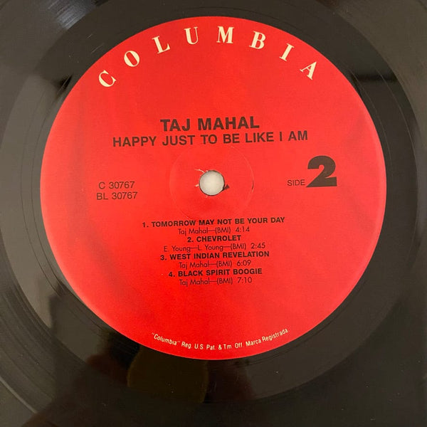 Used Vinyl Taj Mahal – Happy Just To Be Like I Am LP USED VG++/VG++ J042823-14