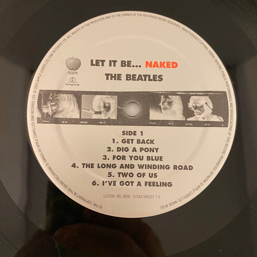 The Beatles – Let It Be Naked LP USED NM/NM w/ 7