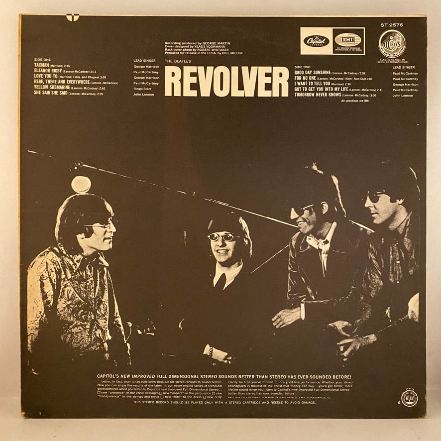 The Beatles – Revolver LP USED VG+/VG 1966 Pressing – Hi-Voltage Records