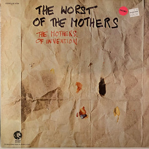 Used Vinyl The Mothers Of Invention – The Worst Of The Mothers LP USED VG++/VG++ Promo Frank Zappa J092222-14