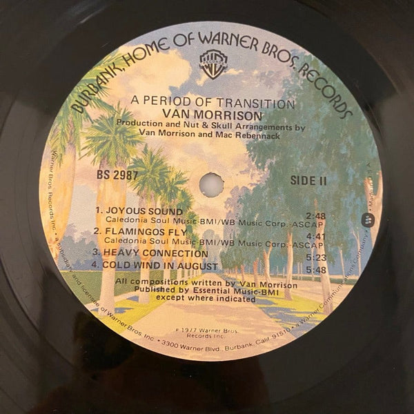 Used Vinyl Van Morrison – A Period Of Transition LP USED NM/VG+ J100823-09
