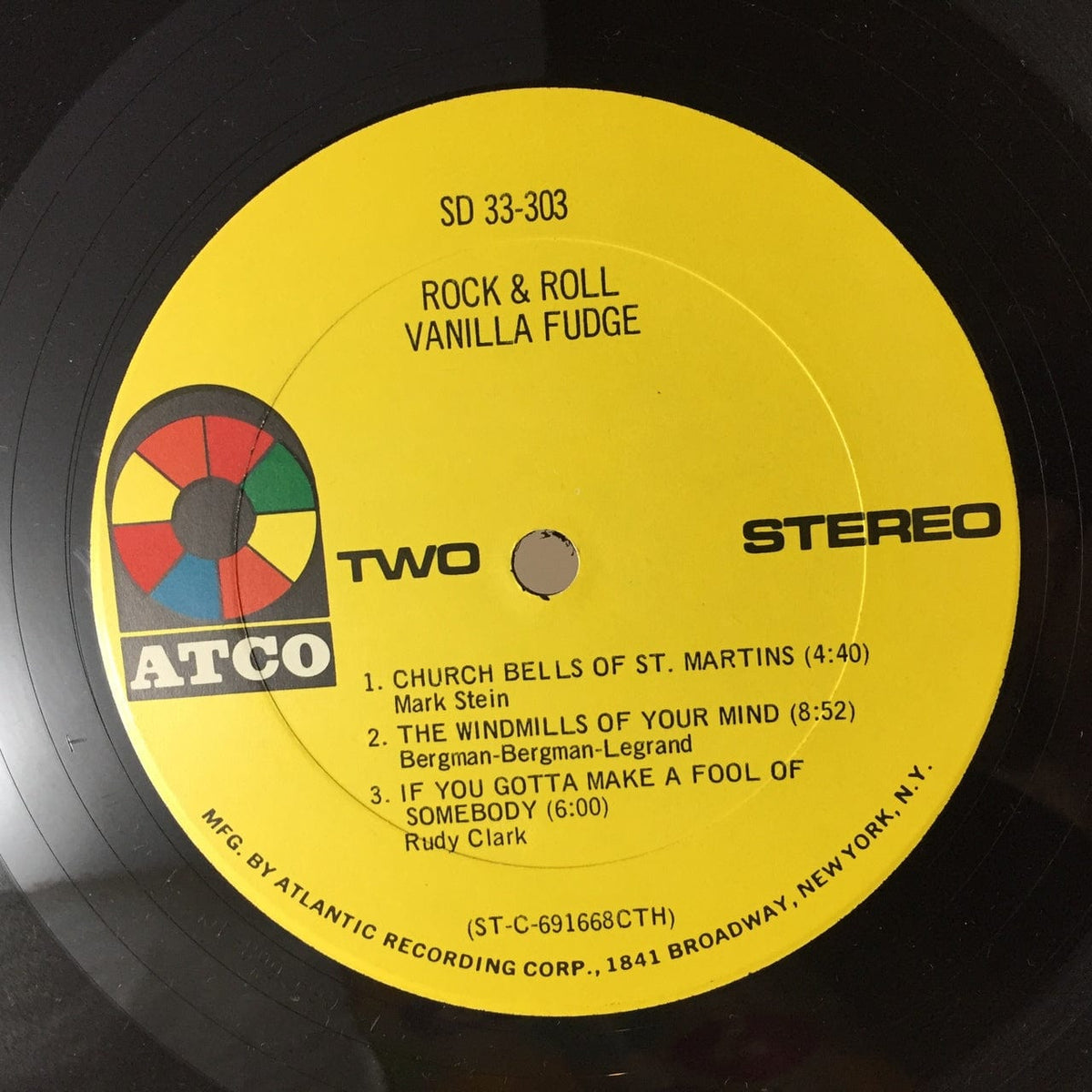 Vanilla Fudge - Rock & Roll LP VG++-VG+ USED – Hi-Voltage Records