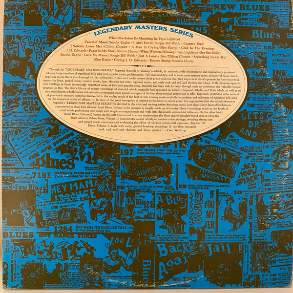Used Vinyl Various – Rural Blues Vol 2: Saturday Night Function LP USED NM/VG Promo J092322-18