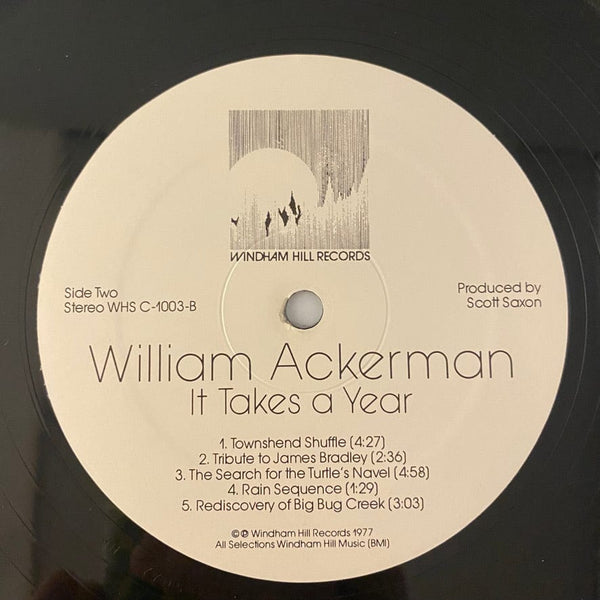 Used Vinyl William Ackerman - It Takes A Year LP USED VG++/NM J082122-02