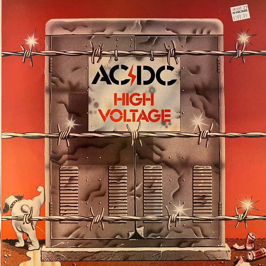 AC/DC – High Voltage LP USED VG++/VG++ 1980 Australian Pressing – Hi-Voltage  Records