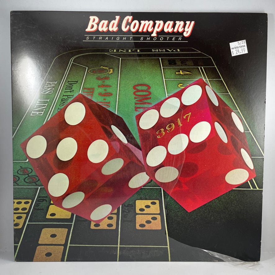 Bad Company - Straight Shooter LP VG+/VG++ VINYL USED – Hi-Voltage