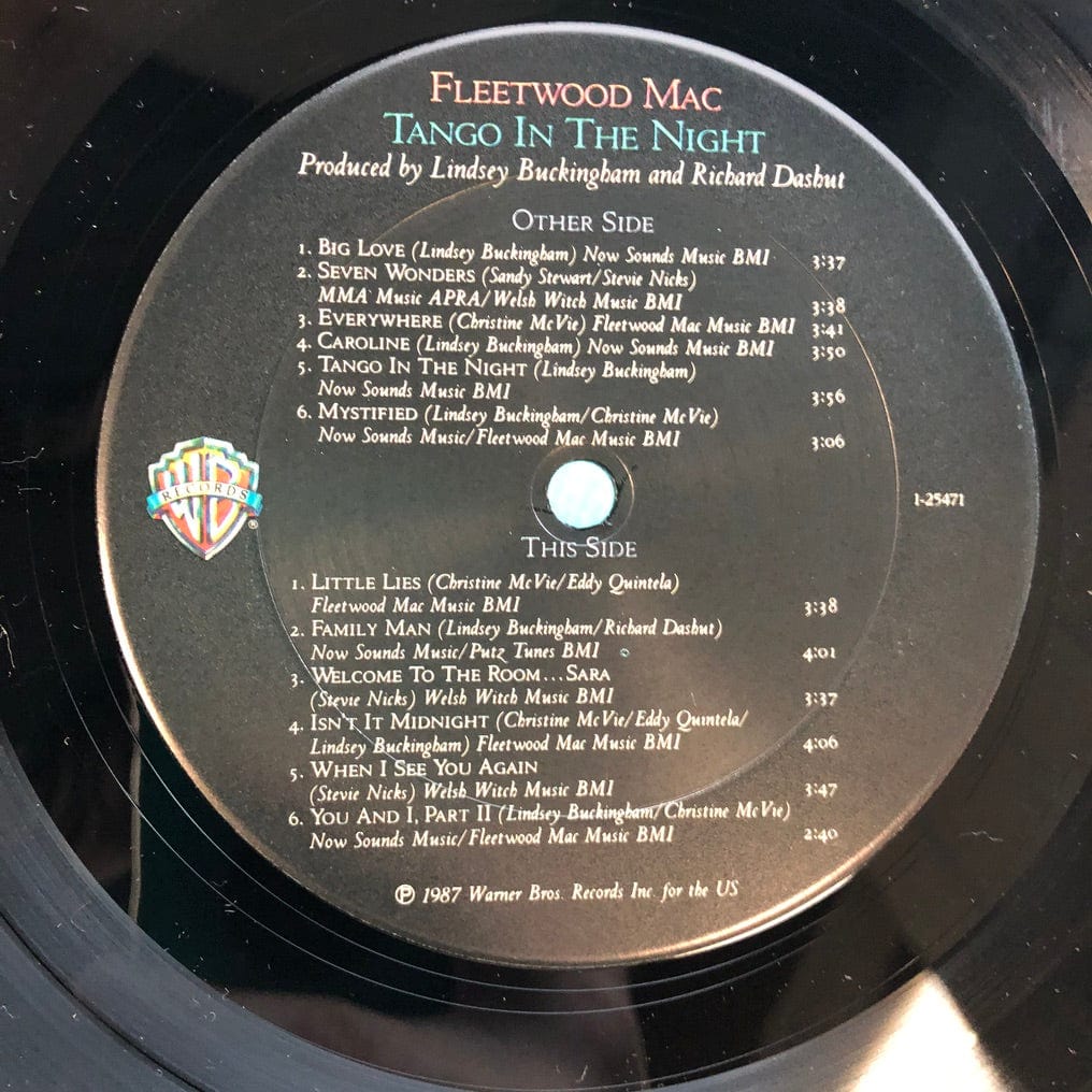 Fleetwood Mac - Tango In The Night LP VG+/NM USED