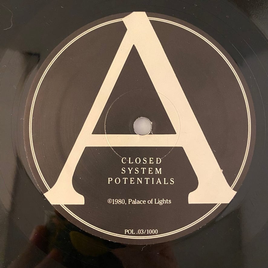 K. Leimer – Closed System Potentials LP USED NM/VG+ Private Press