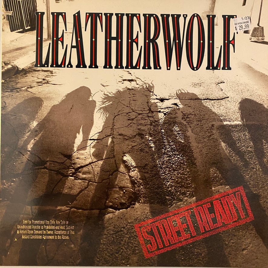 Leatherwolf – Street Ready LP USED VG++/VG+ Gold Stamp Promo – Hi