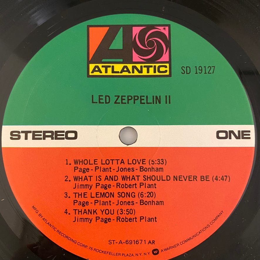 Led Zeppelin – Led Zeppelin II LP USED NM/VG++ – Hi-Voltage Records