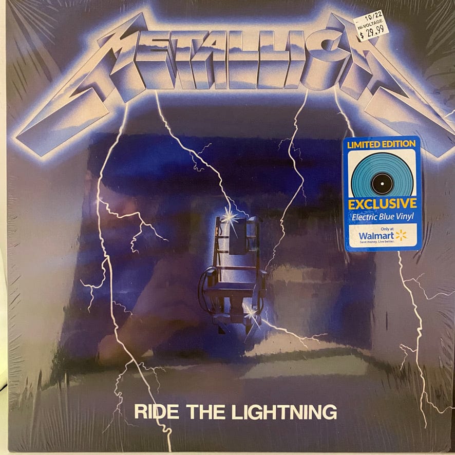  Ride The Lightning - Exclusive Limited Edition Electric Blue  Colored Vinyl LP : Metallica, Various Artists: CDs & Vinyl