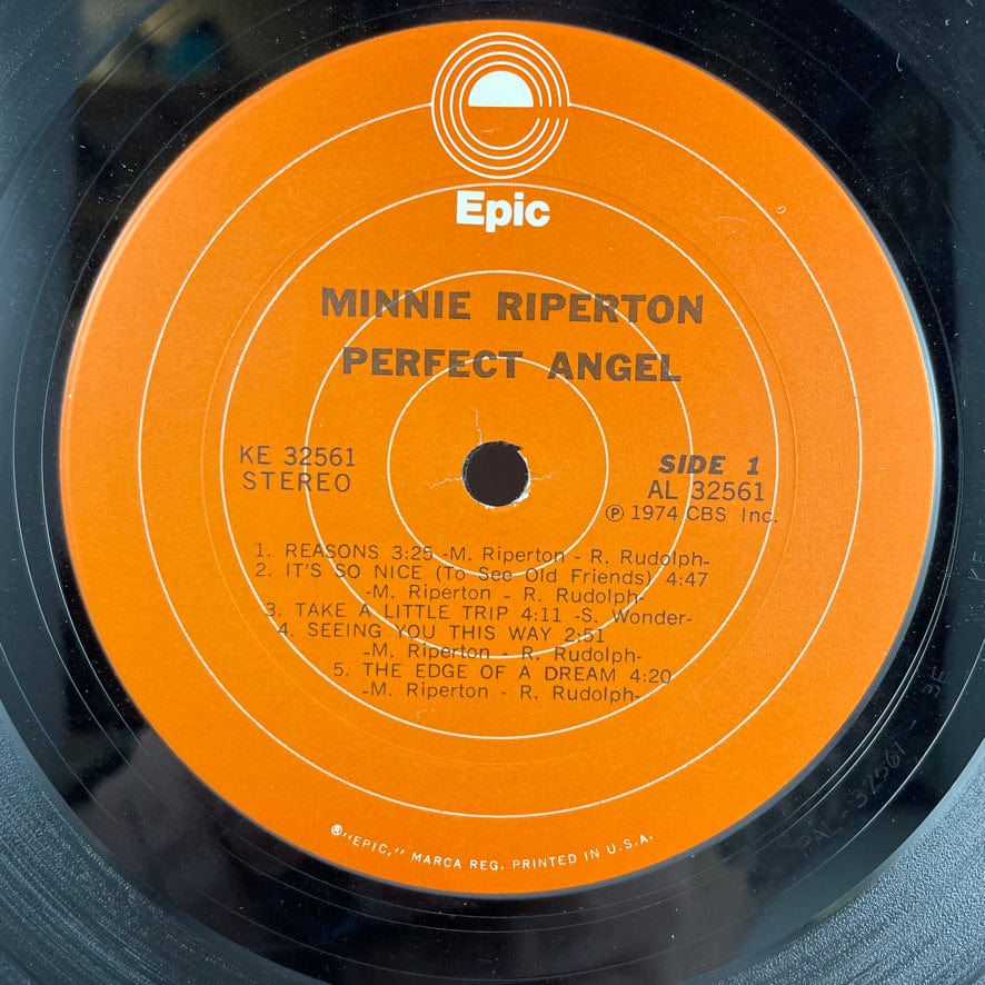 Minnie Riperton - Angel LP VG+/VG++ VINYL USED Hi-Voltage Records