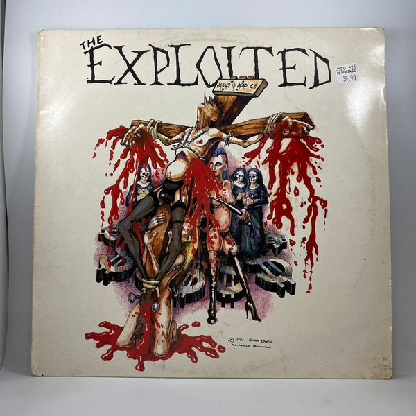 The Exploited – Jesus Is Dead EP LP USED Vinyl VG+/VG
