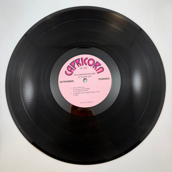 The Allman Brothers Band – The Allman Brothers Band At Fillmore East LP USED Vinyl NM/NM Audiophile