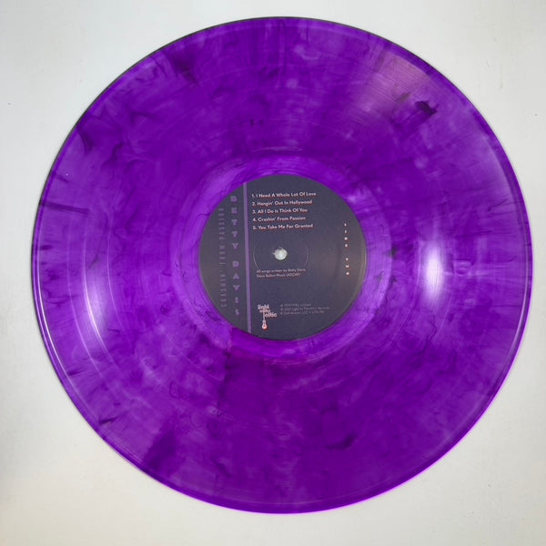 Betty Davis – Crashin' From Passion LP USED Vinyl NM/NM Color Vinyl