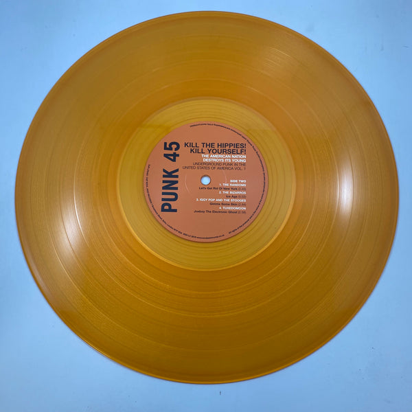 Various – Punk 45: Kill The Hippies! Kill Yourself! The American Nation Destroys Its Young (Underground Punk In The United States Of America, 1973-1980 Vol. 1) LP USED Vinyl NM/NM Color Vinyl