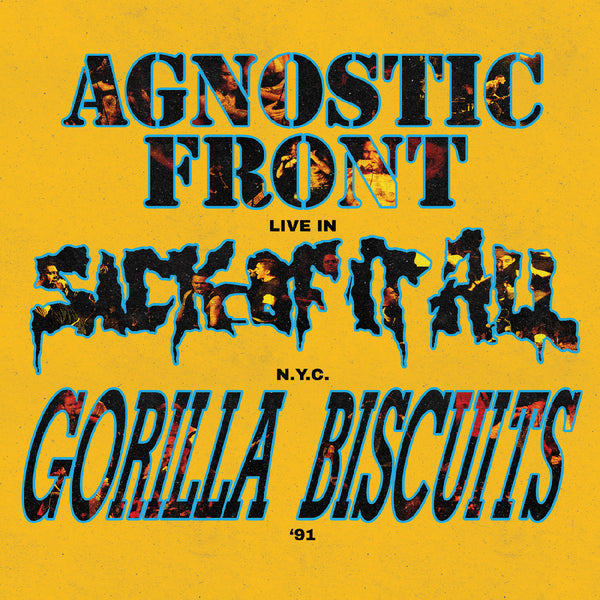 Agnostic Front, Gorilla Biscuits and Sick Of It All - Live In N.Y.C. '91 LP NEW
