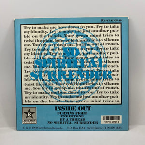 Inside Out – No Spiritual Surrender 7" USED Vinyl VG++/VG+