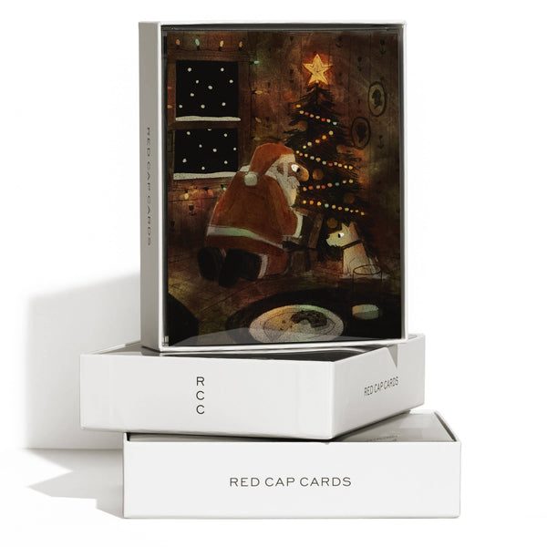 Twinkling Lights holiday greeting card