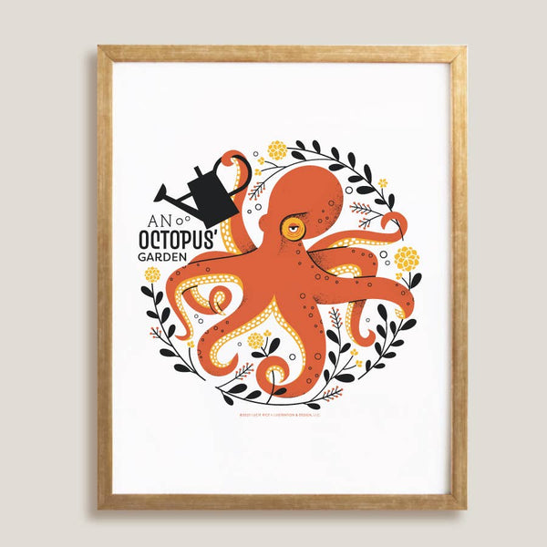 An Octopus' Garden Art Print