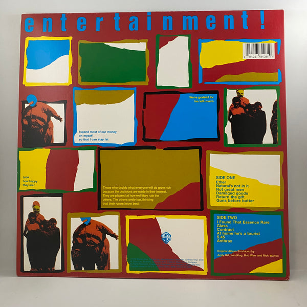 Gang Of Four – Entertainment! LP USED Vinyl VG+/VG+ 2016 Limited Edition RSD Release