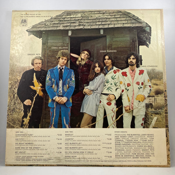 The Flying Burrito Bros – The Gilded Palace Of Sin LP USED Vinyl VG/VG