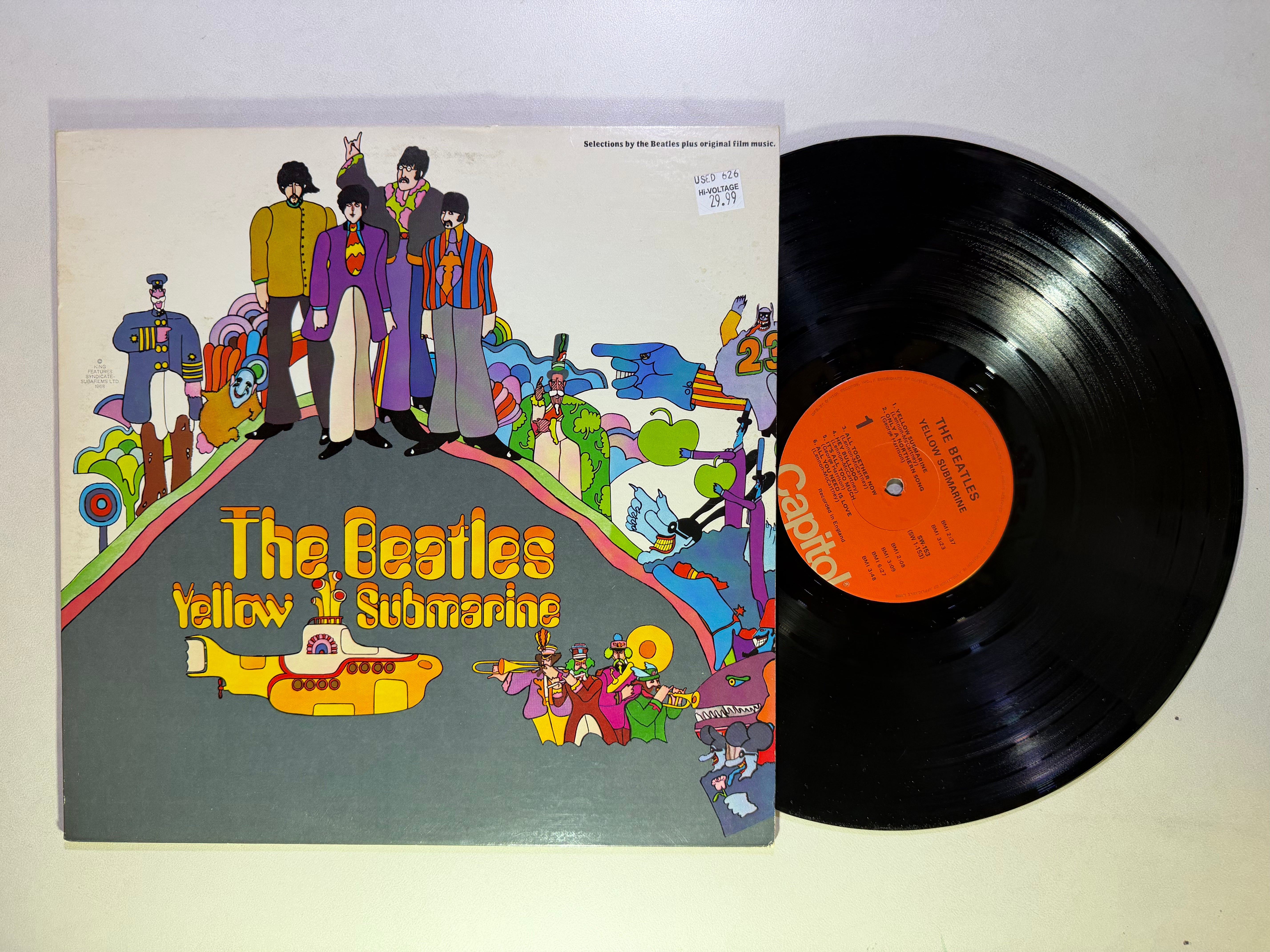 The Beatles – Yellow Submarine LP USED Vinyl VG+/VG+ – Hi-Voltage