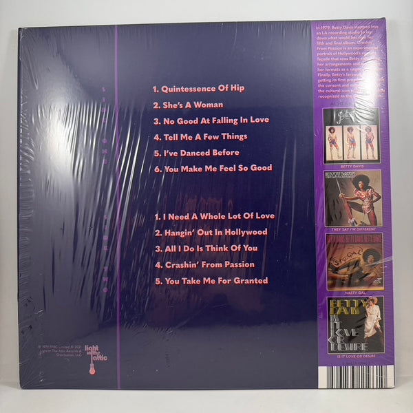 Betty Davis – Crashin' From Passion LP USED Vinyl NM/NM Color Vinyl