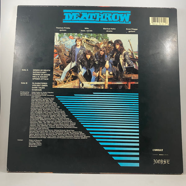 Deathrow – Riders Of Doom LP USED Vinyl VG+/VG
