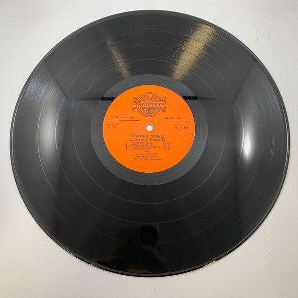 Lightnin' Hopkins – Lightnin' Strikes LP USED Vinyl VG/VG+